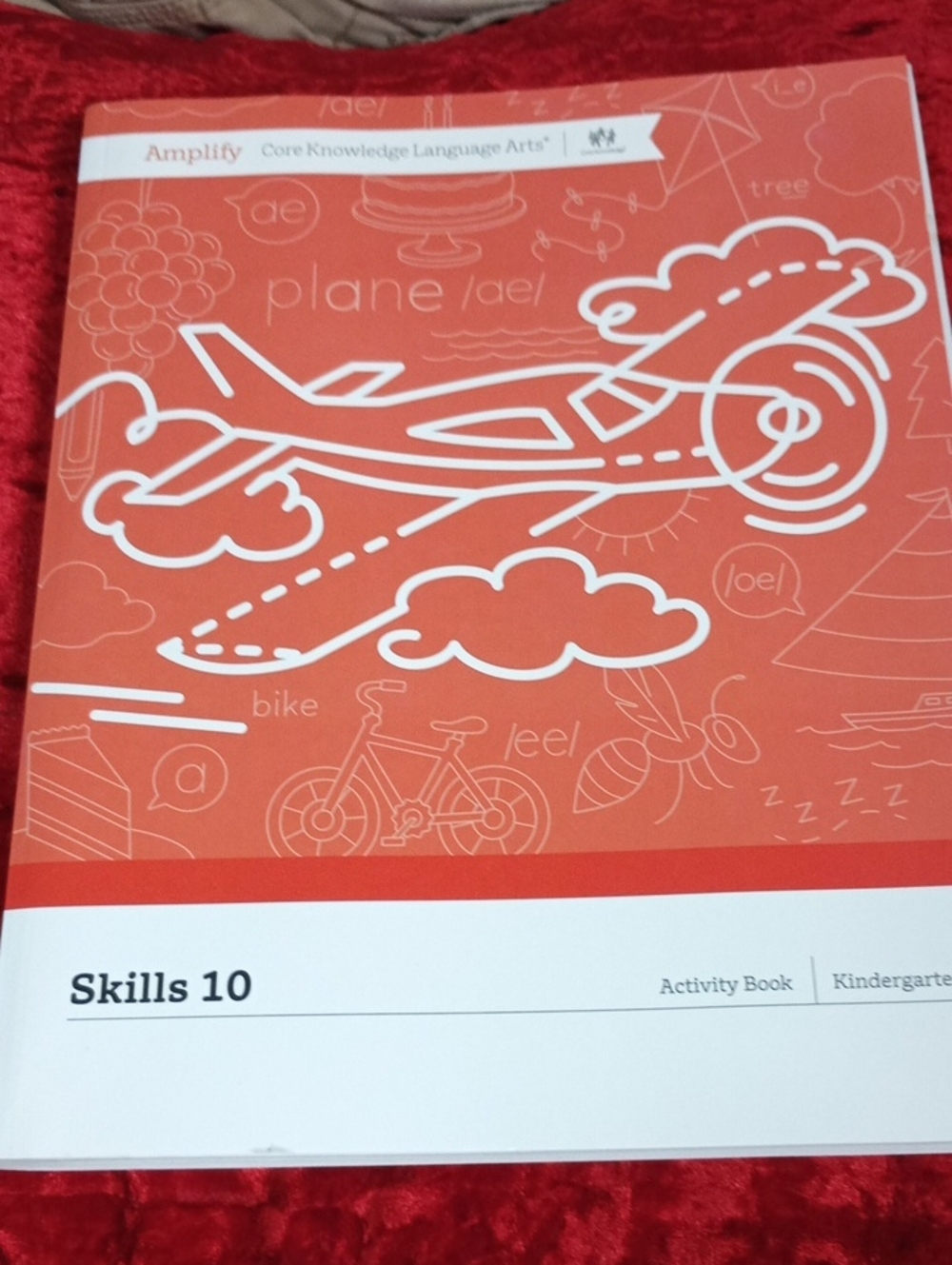 Amplify Language Arts Skills 10 Kindergarten Activity Book - Orange